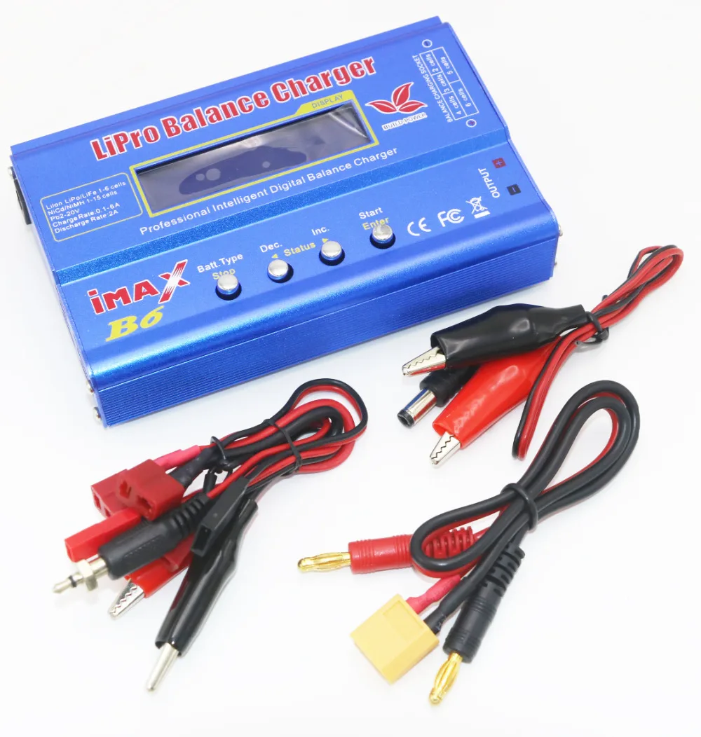 IMAX B6 80W Battery Charger Lipo NiMh Li-ion Ni-Cd Digital Lipro Balance Charger Discharger  AC Power 12V 5A Adapter For Rc Car