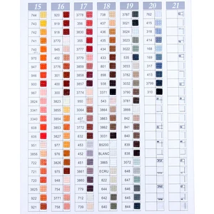 Pintura de diamantes Accesorio cuadrado Taladros redondos Beads Stone Gema de respaldo Cross Puntitch Accessory para evitar la falta de diamantes 10 mejores ventas Homfun Store Oficial Diamond Painting - №5