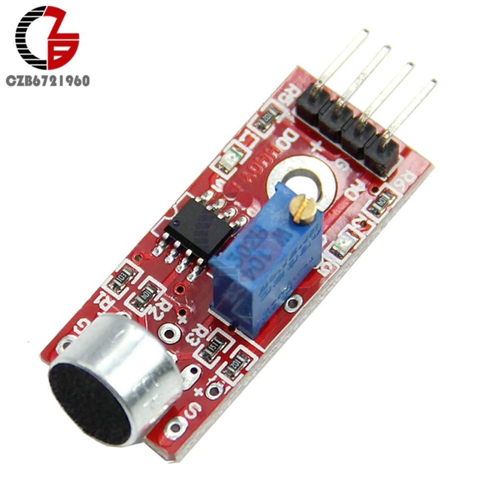 High Sensitive Microphone Sound Sensor Detection Module for Arduino AVR PIC DC 5V Power Supply Analog Output