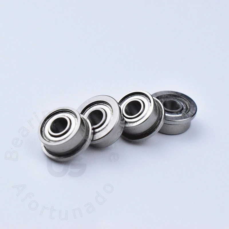 F693ZZ Flange Bearing 10pcs 3*8(9.5)*4mm Chrome Steel Metal Sealed High Speed Mechanical Equipment Parts