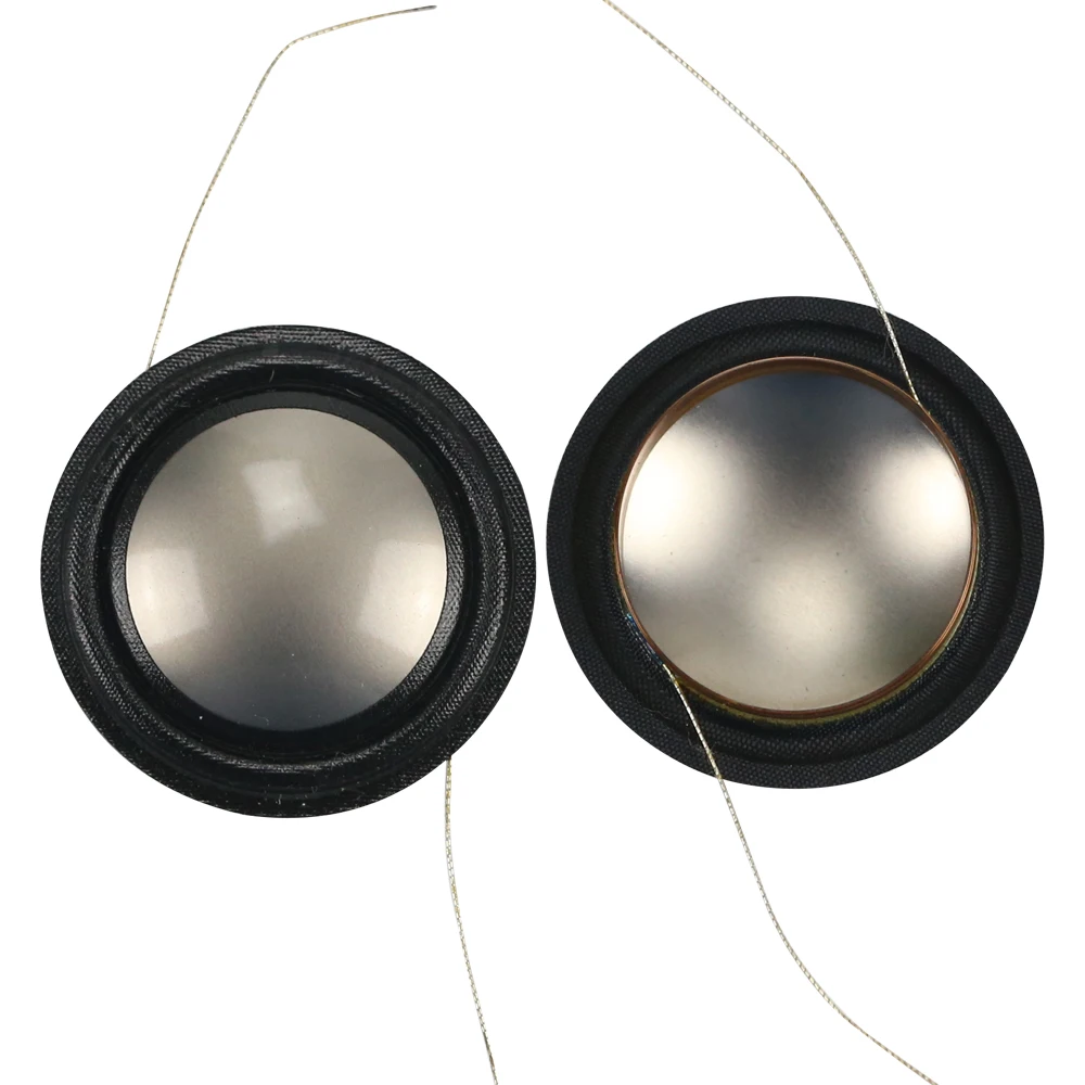 GHXAMP 20.4 مللي متر 20.5 النواة التريبل صوت لفائف المستوردة التيتانيوم فيلم + الحرير غشاء الاكسسوارات الخاصة 8OHM 2 قطعة