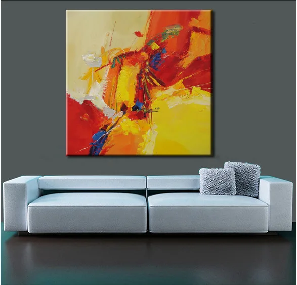 Pure Hand-painted High Quality Abstract Wall Art Oil Painting on Canvas Abstract  Oil Painting for Living Room Decor