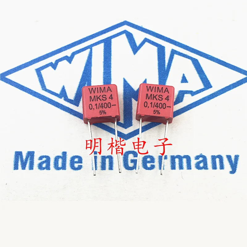 

20pcs/50pcs New German Capacitor WIMA MKS4 400V 0.1UF 440V104 100NF Pitch 7.5mm free shipping