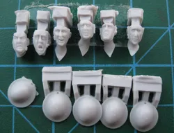 1:35 Resin kit    WWII British troops head (6 Figures)