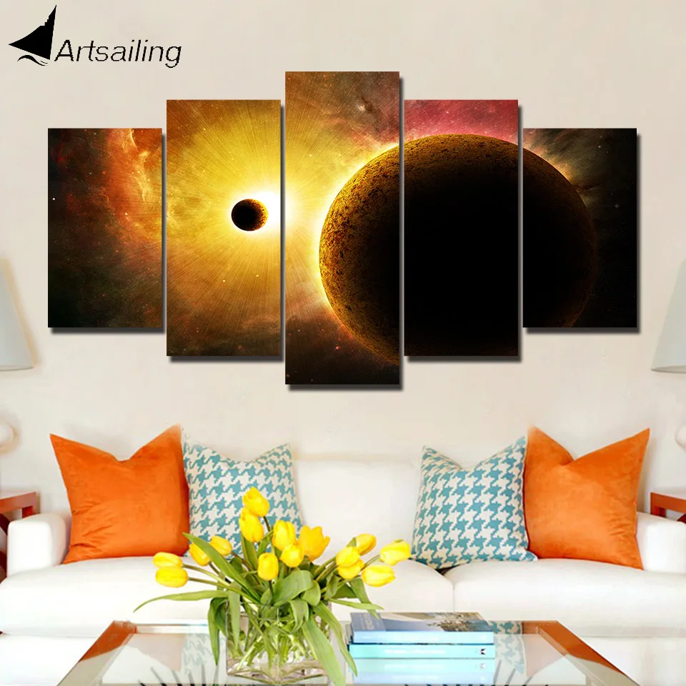 ArtSailing HD Printed cosmos galaxy Painting on canvas room decoration print poster picture canvas Free shipping/ny-1740