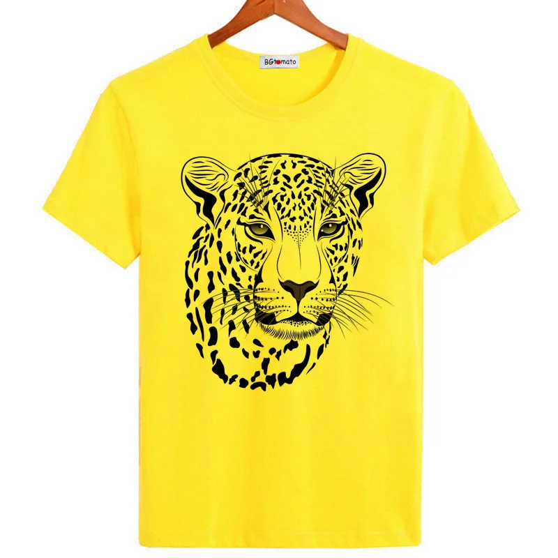 BGtomato Speed fierce hunter leopard T-shirt men Super Cool activite shirt Good quality comfortable brand tops tees