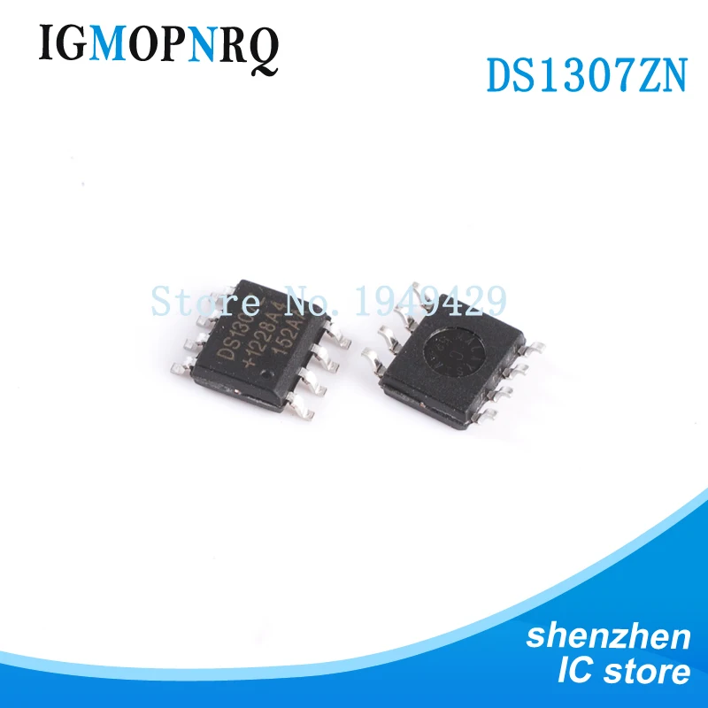 10PCS DS1307ZN DS1307Z SOP8 DS1307 Real time clock 64x8 Serial I2C RTC New