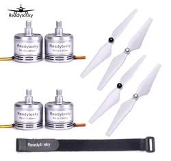 4pcs/lot 2312 920kv Brushless Motor CW CCW + 9450 Propeller + Battery strap  for F450 F550 S500 SK500 500mm 550mm RC Quadcopter