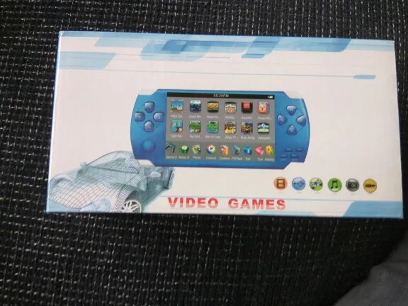 คอนโซลเกมมือถือหน้าจอ 4.3 นิ้วเครื่องเล่น MP4 MP5 เครื่องเล่นเกมจริง 8GB รองรับเกม psp,กล้อง,วิดีโอ,e-book