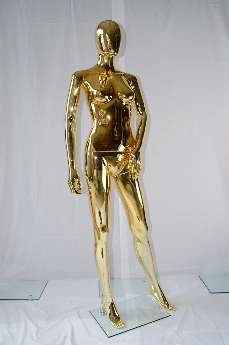 Hot Hot Fashionable Style Female Golden Glittering Mannequin New Hot Sale Female Model Factory Direct Sell