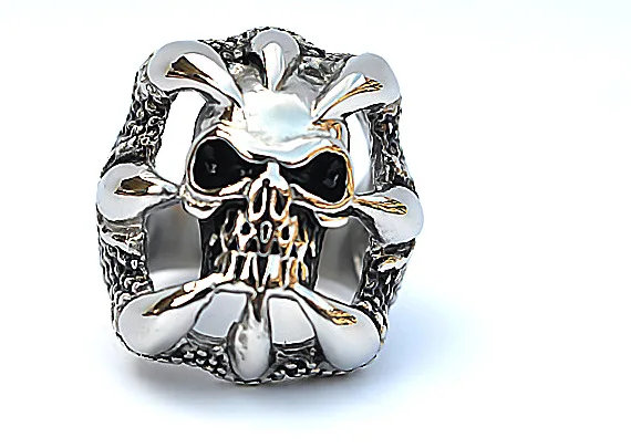 Death Squad Ring Eagle Claw Defender Self-defense Ring Men's Jewelry Free Shipping