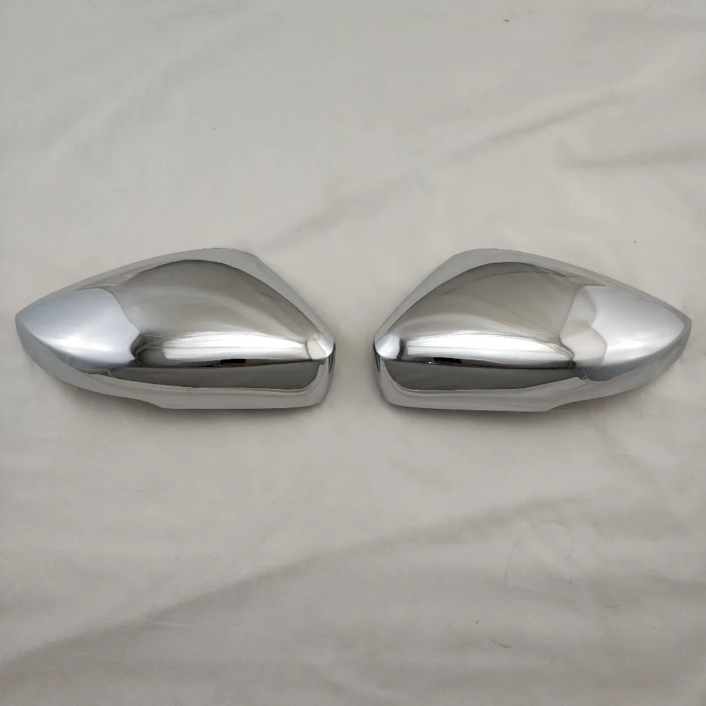 Novel style 2PCS ABS Chrome plated  door mirror covers For Volkswagen Polo 2014-2018 Car accessories modification