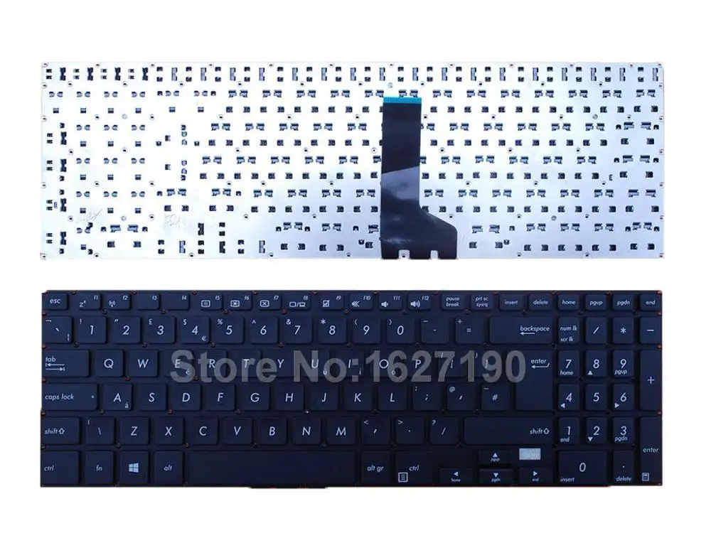 

UK Keyboard Laptop for Asus Pro PU500 PU500CA PU551 PU551JA PU551LA BLACK WIN8 PN: MP-12N36GB-4421W Laptop Keyboards