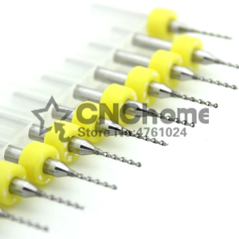 10 pcs bordo PCB drill 0.3 millimetri ~ 3.0 millimetri HSS Incisione mini twist drill bit set Falegname Lavorazione Del Legno trapano set bit