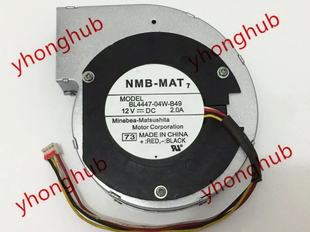 NMB-MAT BL4447-04W-B49 73 DC 12V 2A 118x110x27mm 4-wire Server Cooling Fan