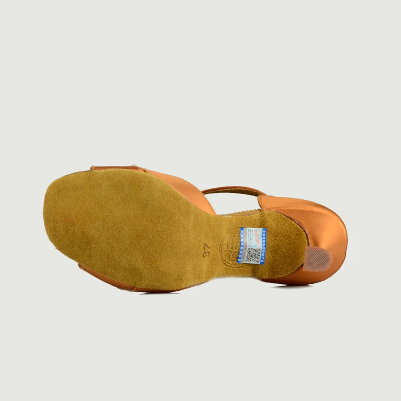 Zapatos de baile de salón de fiesta moderna para mujer, suela suave, zapatillas de baile latino, Color carne, sin cordones, Sexy, descuento, BD 2358
