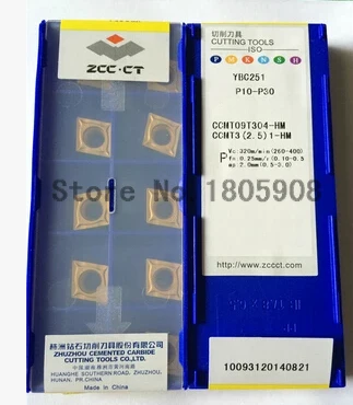 10pcs  CCMT09T304 HM YBC251 milling cutter insert carbide cemented carbide turning tools