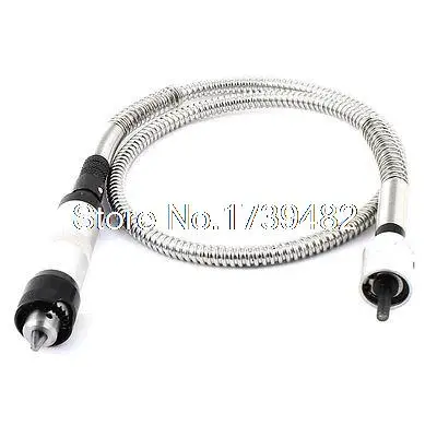 6mm Drill Chuck Metal Shaft Flexible Hose Tube Connector Set for Hanging Mill