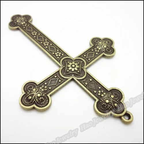 10 pcs Vintage Charms Cross Pendant  Antique bronze Fit Bracelets Necklace DIY Metal Jewelry Making 5640