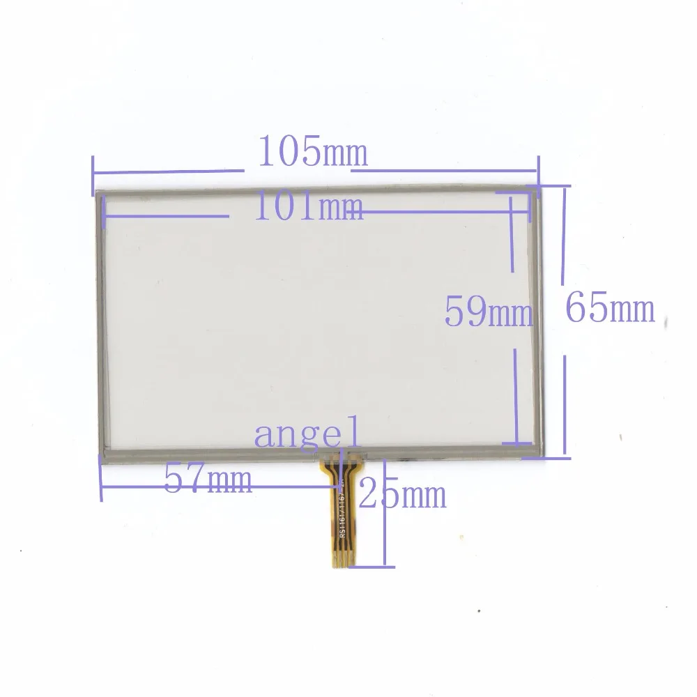 

10pcs/lot New 4.3 Inch 4 Wire Universal LCD Touch Screen Car GPS 105mm*65mm 105*65 mm For 721Q310B63-A2 HSD043I9W2-A10-R00