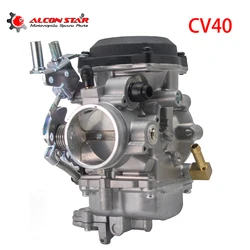 Alconstar Carburetor Vegaser 40mm CV40 Carburador Carb Fit For Keihin Harley-davidson Dana Electra Glide FatBoy 40mm