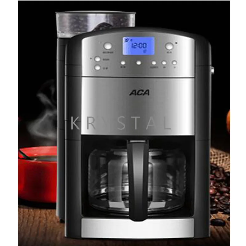 Automatic Espresso Machine Home Coffee Machine Electric Coffee Maker Cafe Amercian Machine Coffee Grinder AC-M125A