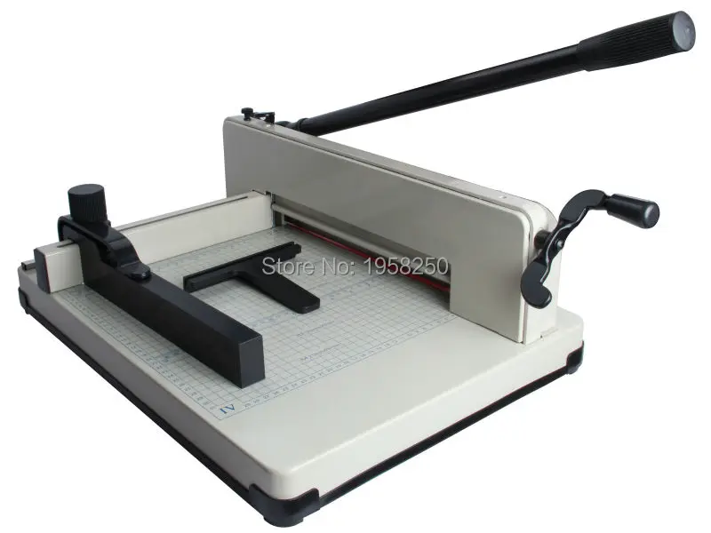 Free CP some YG858 Heavy Duty 16KG All Metal Steel Ream Guillotine 12Inch A4 SIze Stack Paper Cutter