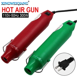 110V DIY Using Heat Gun Electric US Power tool hot air 300W temperature Gun with supporting seat Shrink Plastic DIY hand tool