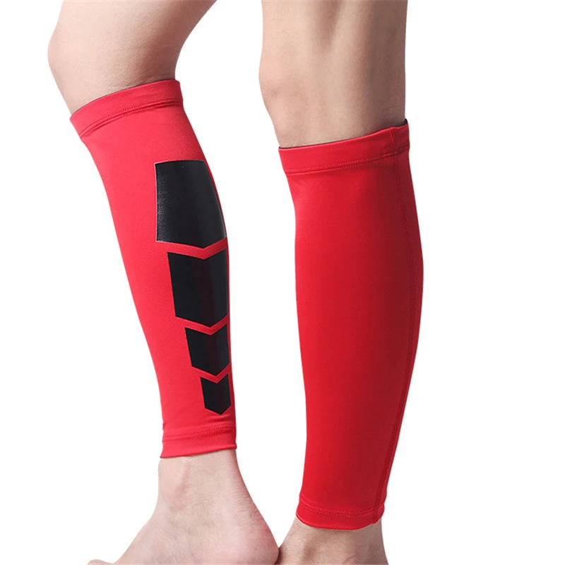 Calf Sleeves Leg Warmers Compression Brace Leggings Football Sports Socks Adult Soccer Shin Calf Guards Running 1 Pcs 2023 New