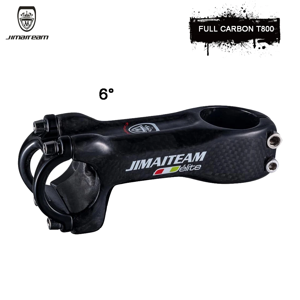 JIMAITEAM manubrio per bicicletta stelo in carbonio gradi MTB/bici da strada 28.6mm 70/80/90/100/110/120mm