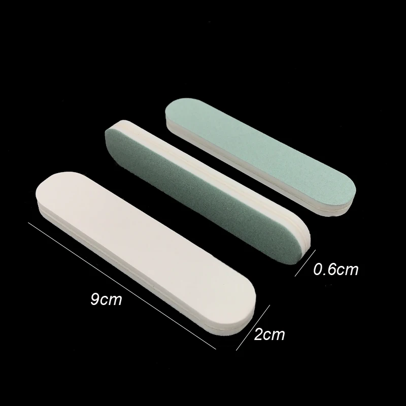 50 Pcs/Lot UV Gel Polish Nail Buffer Files 600/3000 Grit Mini Shinning Sponge Nail Buffers Block Nails Accessoires Manicure Sets