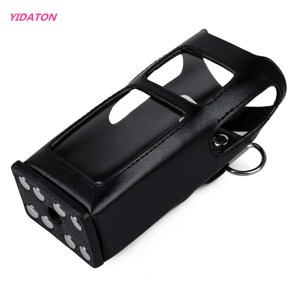 YIDATON New Leather Carrying Case For Digital Hytera Two Way Radio PD780 PD785 Walkie Talkie Leather Case