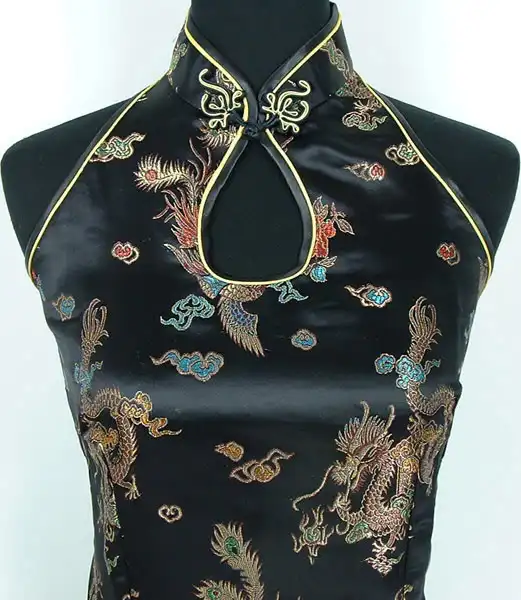 Le donne vestono le donne nuovo arrivo vestito stile cinese Dragon Phoenix Backless Costume lungo Cheongsam abito da sera Qipao