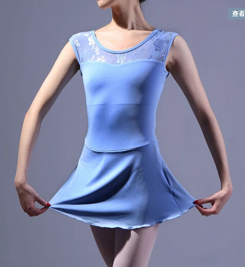 Women Ballet Dress Leotard Lace Practice Dress New Slip Train Tight Summer