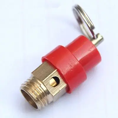1/4 "BSP Male Thread 114 Psi Kuningan Kompresor Udara Safety Relief Valve Pressure Switch Pop-Off Valve Rilis katup Valves