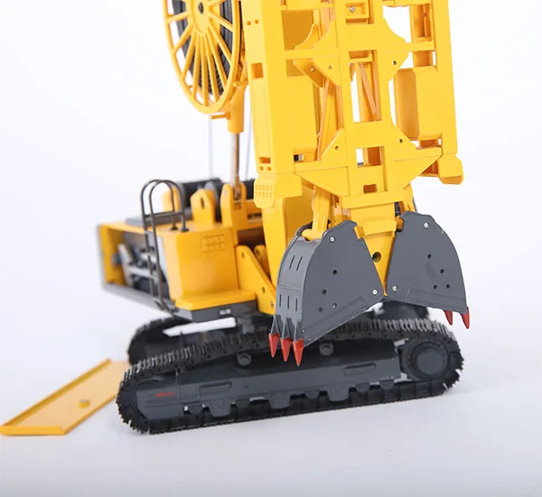 Collectible DieCast Model Replica 1:35 Scale XCMG XG450D Hydraulic Diaphragm Wall Grab Engineering Machinery Alloy Model Gift