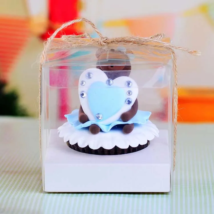 12Pcs Clear Plastic Cupcake Packaging Box Cake Dome Favors Box Container Wedding Party Cupcake Boxes Gift Boxes Supplies