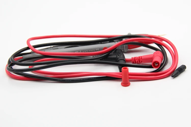 1Pcs YT963 Multimeter Probe Connect Cable + De Sonde Rood + Grijs Lengte 105Cm 1000V 20A Multimeter accessoires
