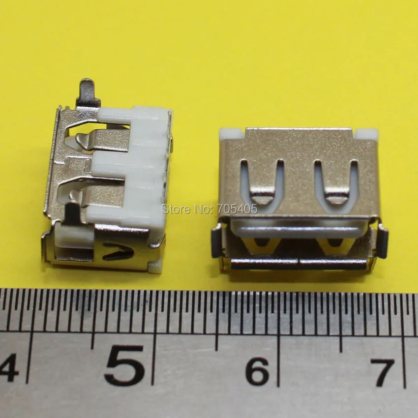 1x 2.0 usb jack sockect AF type 90 Degree DIY replacement for Tablet pc ect  Short body 1cm - Image 3