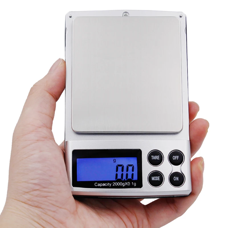 2000g 0.1g Digital Scales Mini Electric Balance Weight Pocket Scales Jewelry Gram Scales With Backlight 40%Off