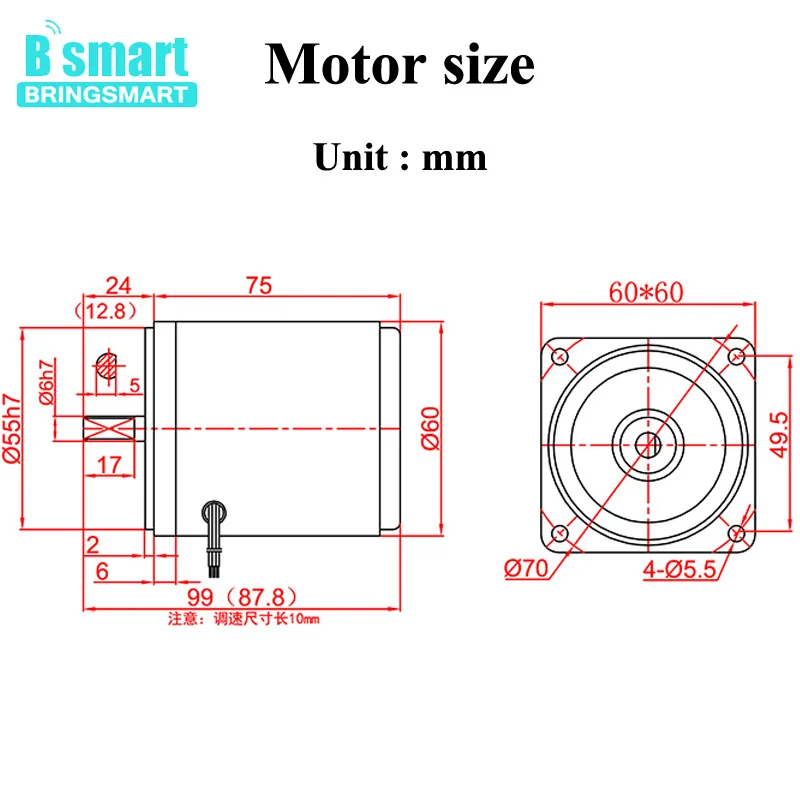 High Speed AC Motor 220V Control Speed Single Phase Motor 1400RPM/2800RPM CW/CCW Motor With speed Controller For AC Motor