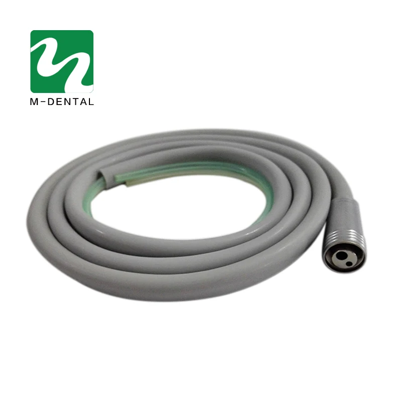 Dental 2 Holes Handpiece Hose Tube With Connector For High Speed Handpiece Dentistry Material