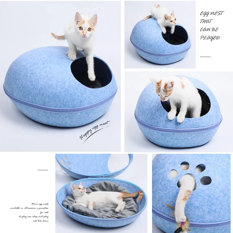 Cozy Cat Bed Home Removable Pet House for Cats Breathable Puppy Cat Kedi Malzemeleri kattenmand Cats Products for Pets Supplies