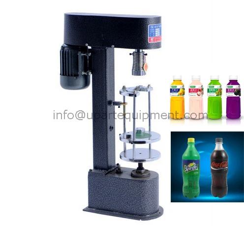 Semi-automatic bottle cap machine for plastic bottle