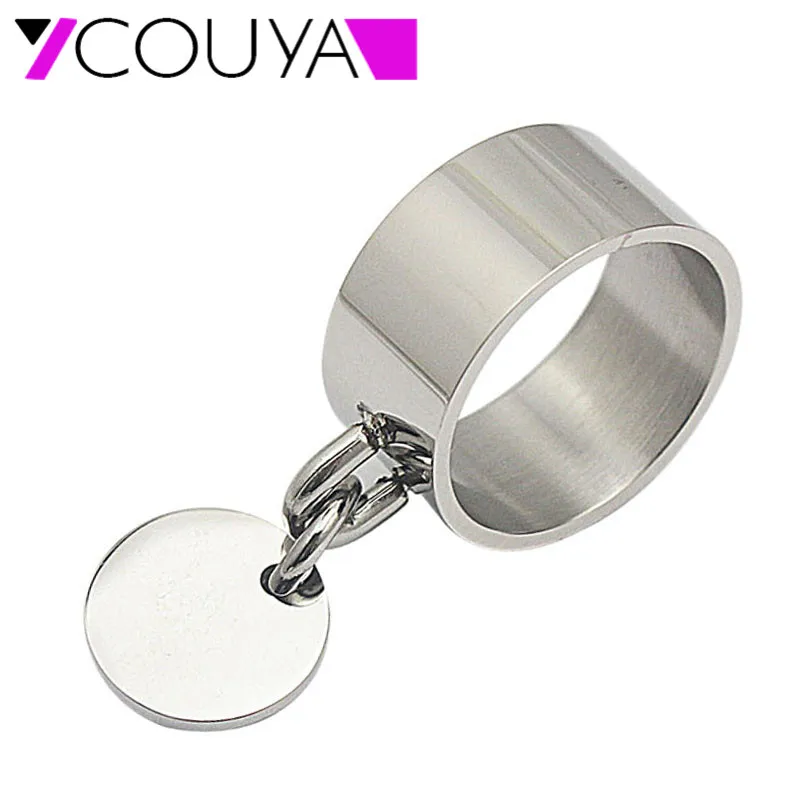 Fashion unique design Silver Color Brand Rings For men nobility Party Wedding dog pendant Rings Stainless Steel jewelry