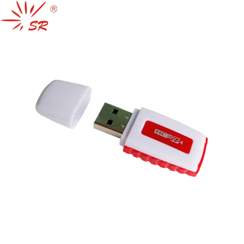 SR Harpoon Small Airship Card Reader Single Port USB 2.0 for Micro SD TF Card for PC Laptop