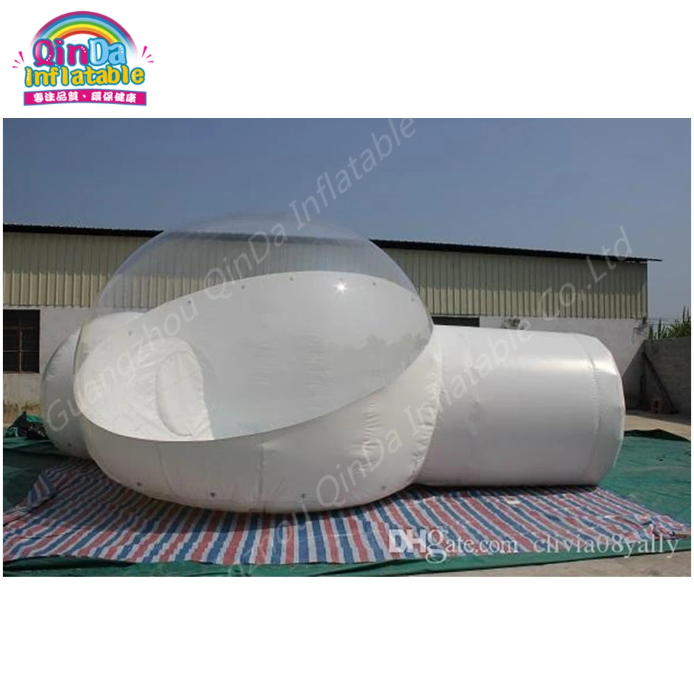 2 Rooms Inflatable Bubble Tent Family Use Transparent Camping Tent For Outdoor Camping