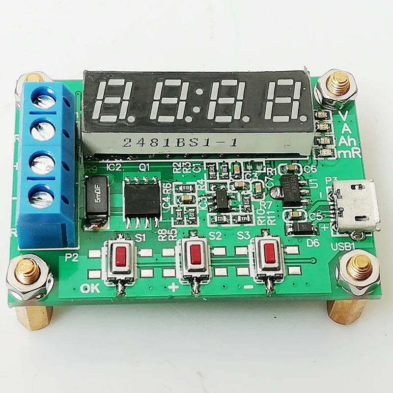 Polymer Lithium Battery Nickel Hydrogen Iron Lithium 18650 Battery 12V Battery Capacity Tester 3.7V Discharge Meter Detector