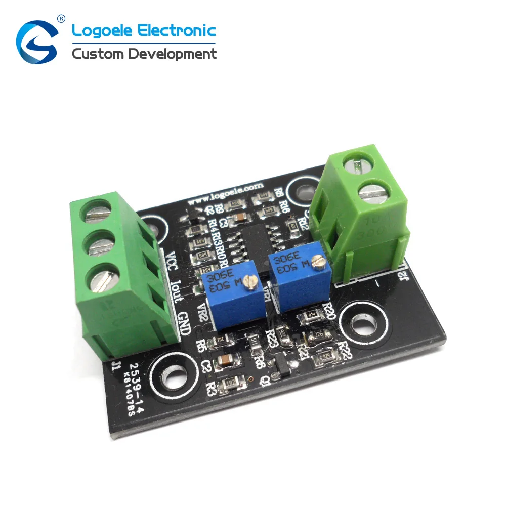 Corrente do módulo do sensor ao conversor 4-20ma da tensão a 0-3.3v 0-5v 0-10v 0-15v conversão com base