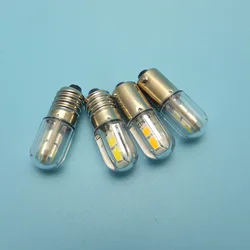 100 Uds 6V t4w ba9s e10 bombilla LED luz indicadora H21W BAY9S 12V SMD 48V 24V a 60V al por mayor